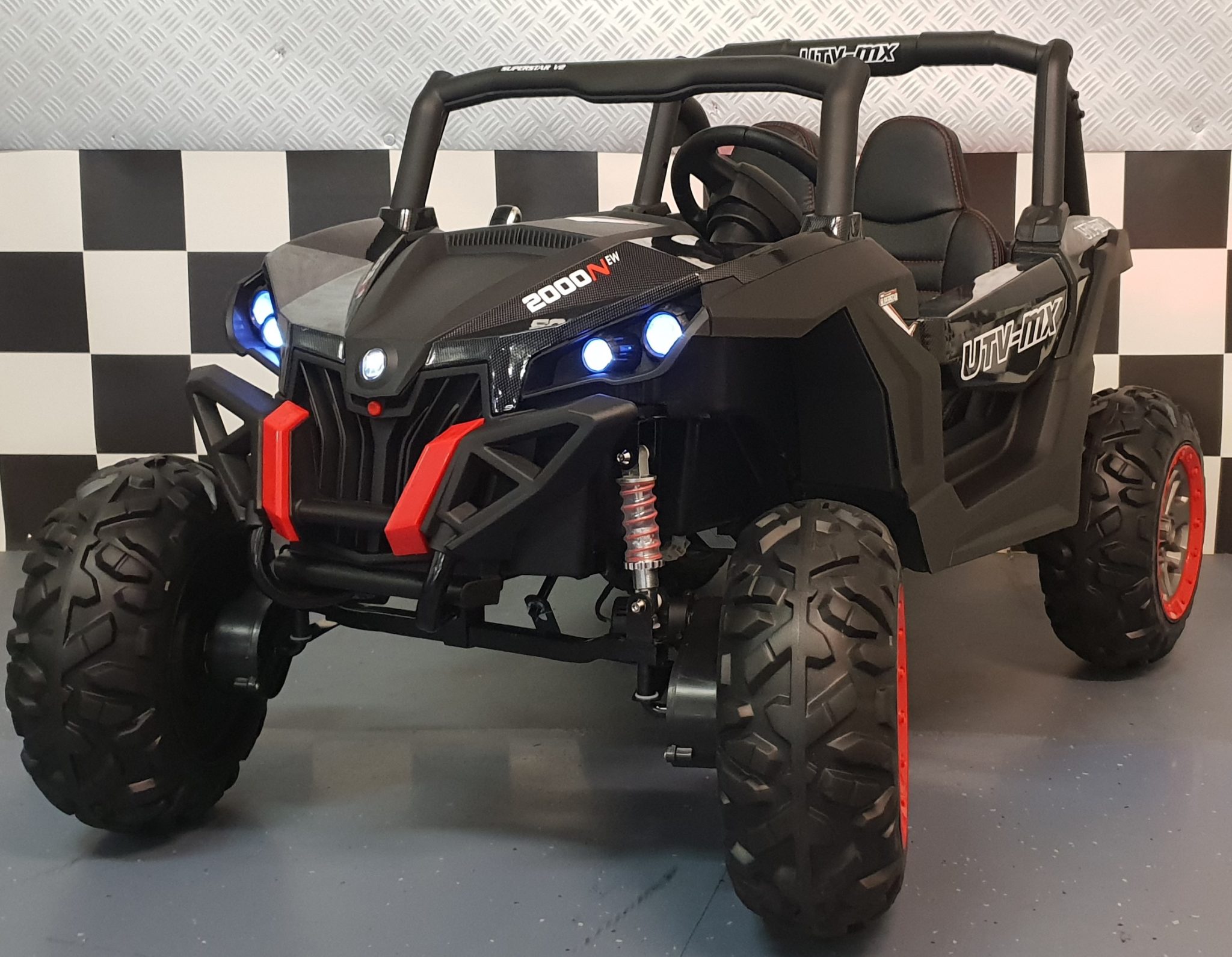 Battery child car 2 person buggy 4WD 2x12V 2.4G RC