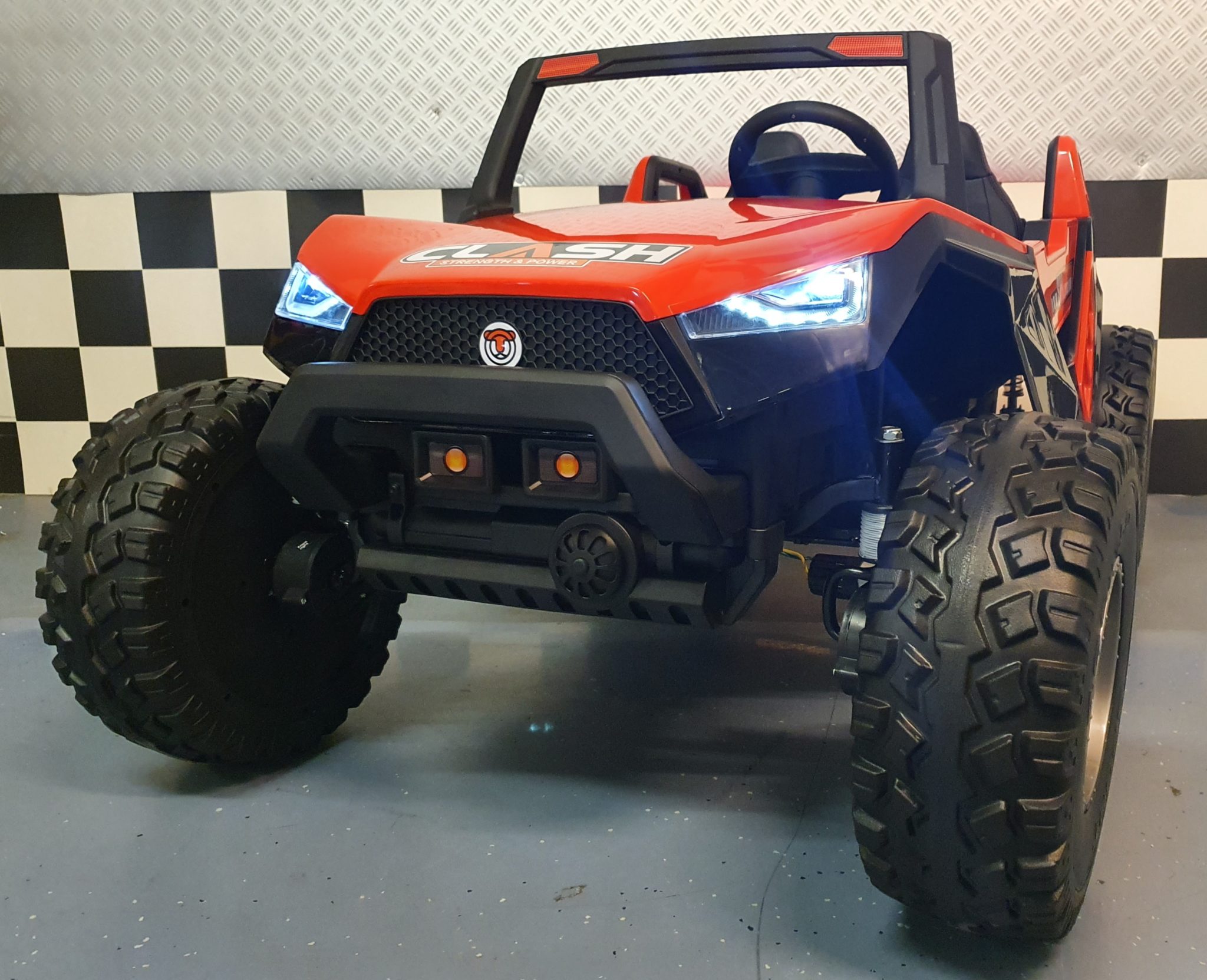 Power Buggy 24 volts, 4 wheel drive with RC for 2 children