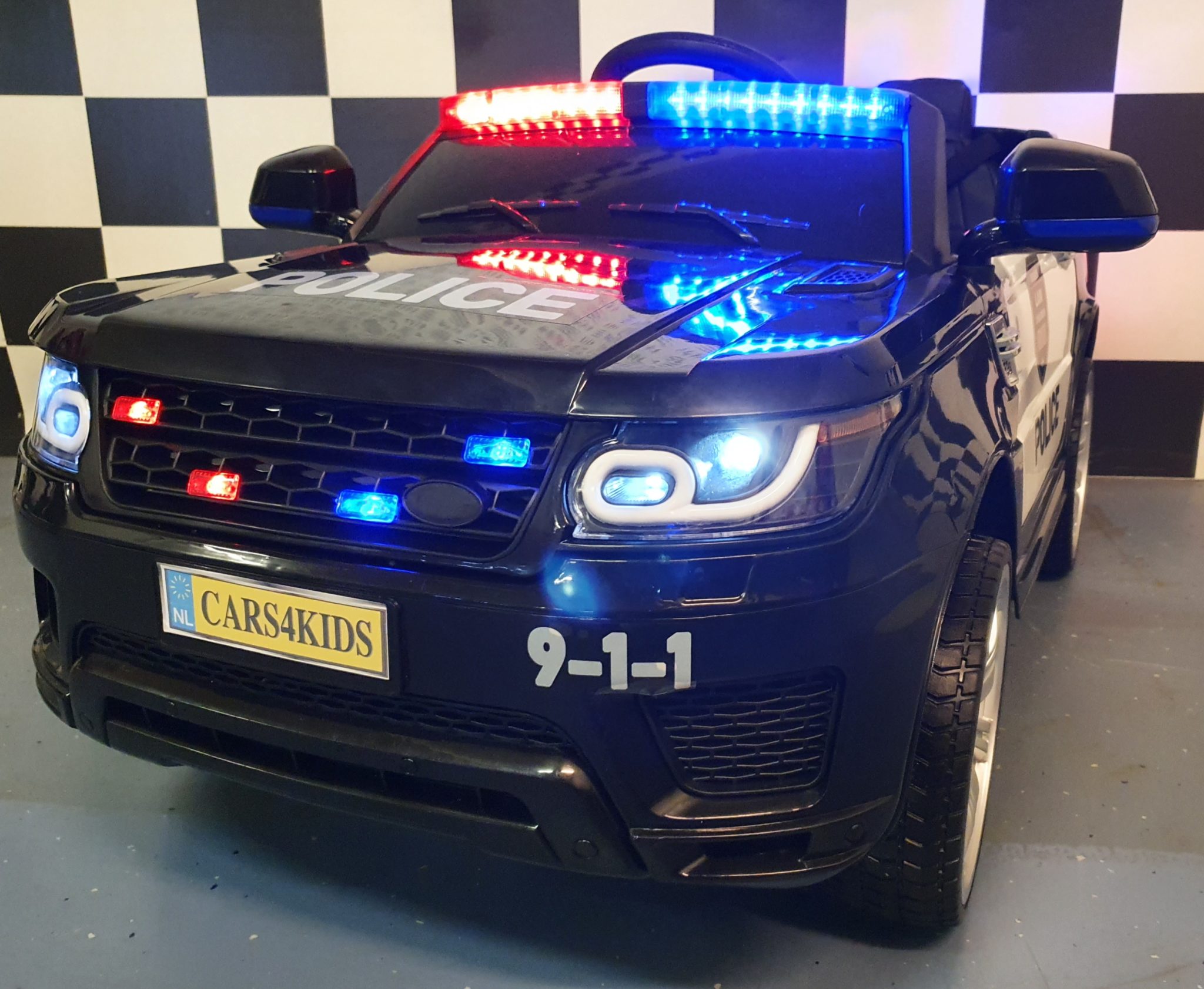 Police Car electric toy kids jeep 12V 2.4G RC