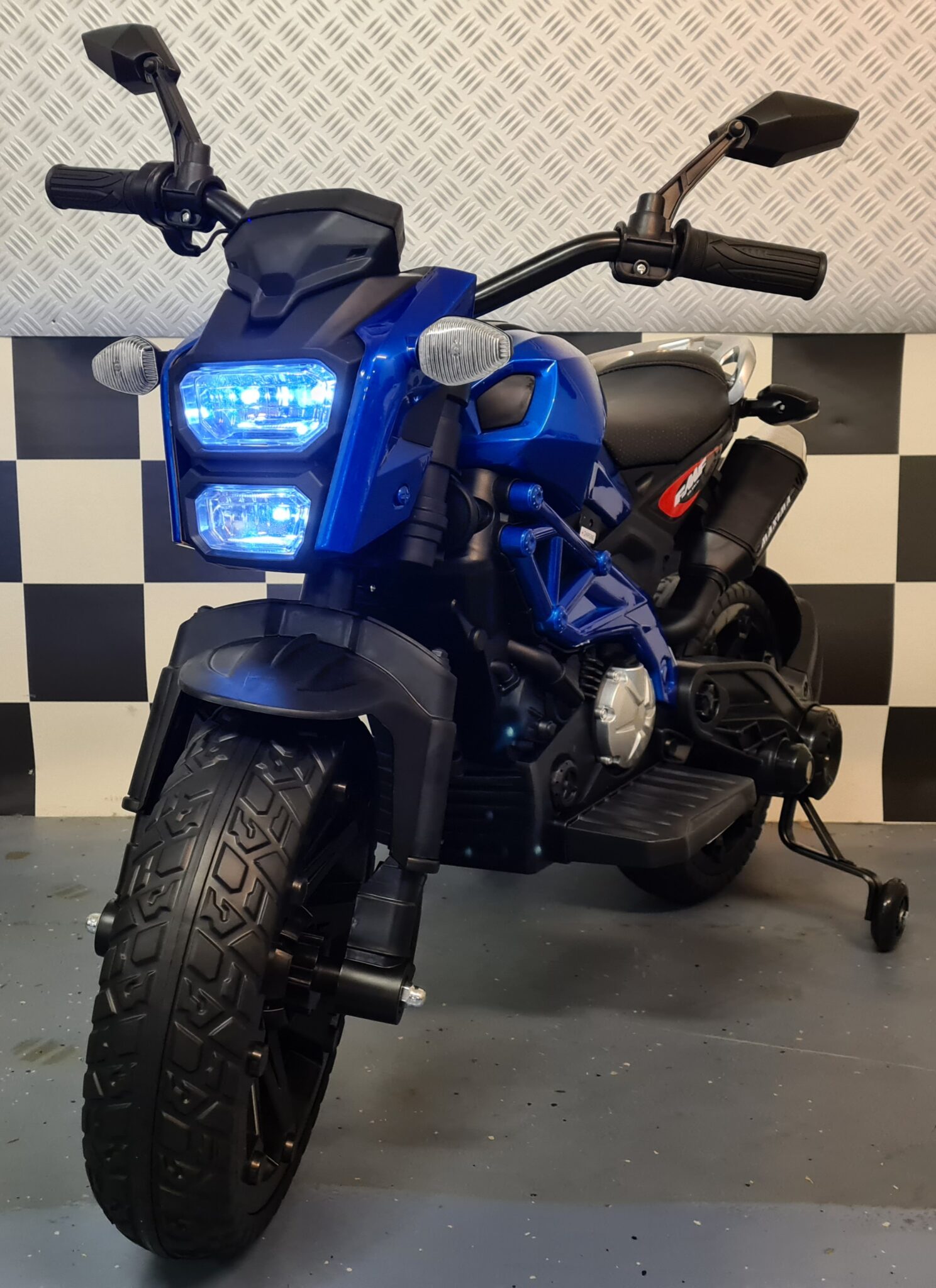 Children’s motorcycle Grom Superbike 12 volt metallic blue