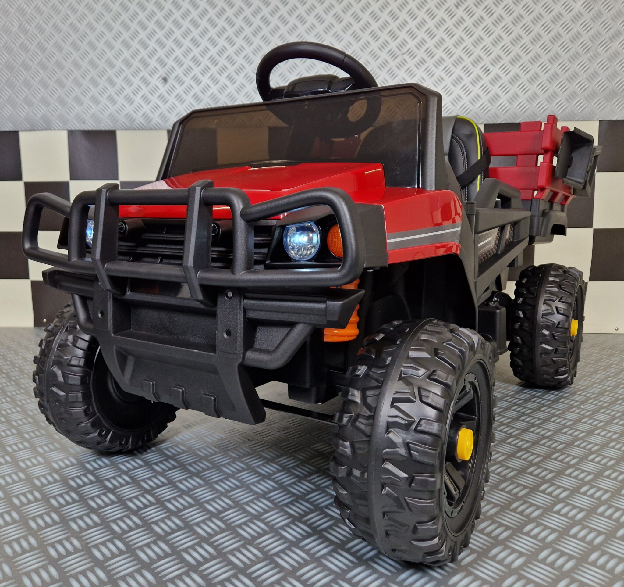 Electric Transporter 1 person red with RC