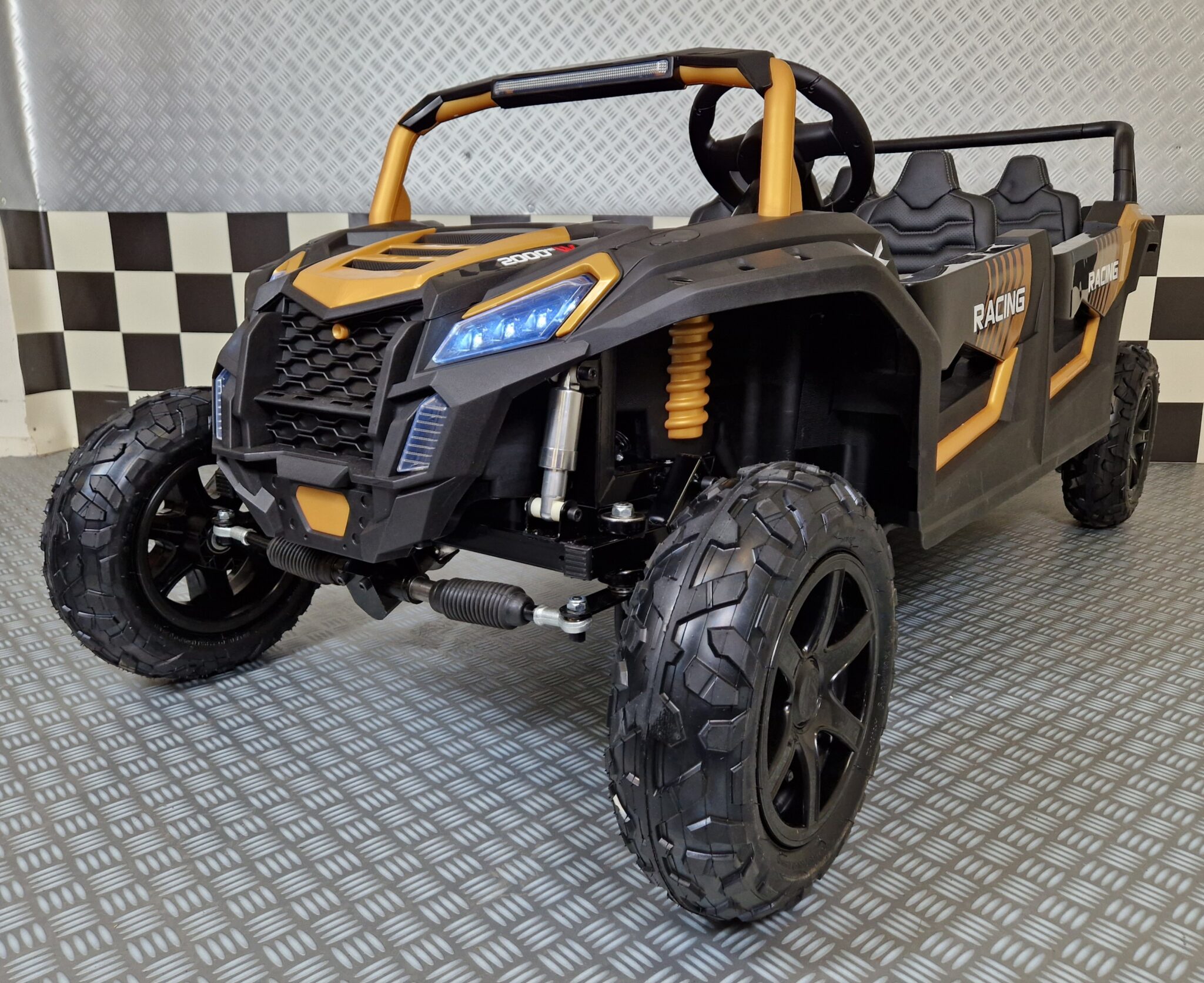 Electric buggy 48 volt brushless 4 person