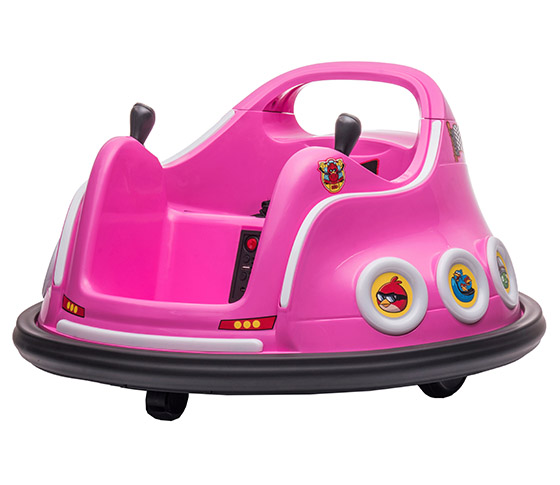 Bumper Car Angry Birds 6 volt pink